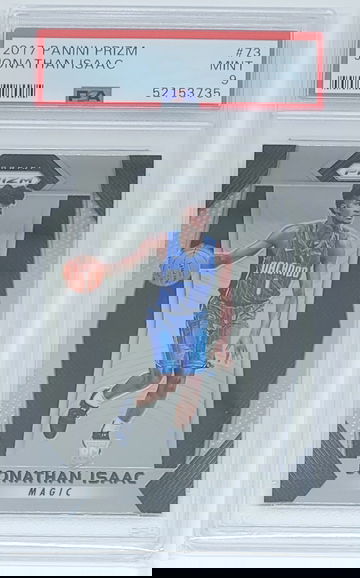 2017 Prizm Jonathan Isaac RC #73 PSA 9 MINT