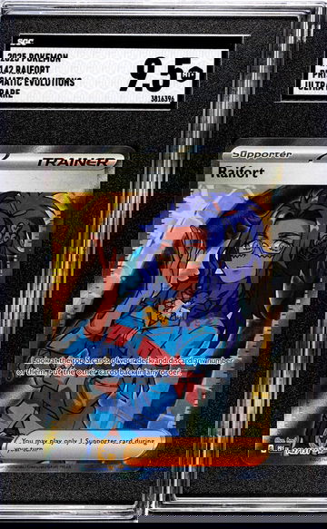 2025 Prismatic Evolutions #142/131 Raifort Ultra Rare SGC 9.5