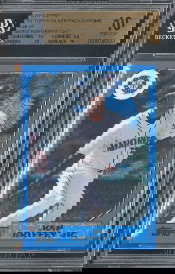 2017 Topps '87 Topps Silver Pack Chrome Blue #87KG Ken Griffey BGS 10 Pristine