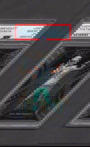 2020 Panini Select #245 Tua Tagovailoa PSA 10 RC Rookie Dolphins