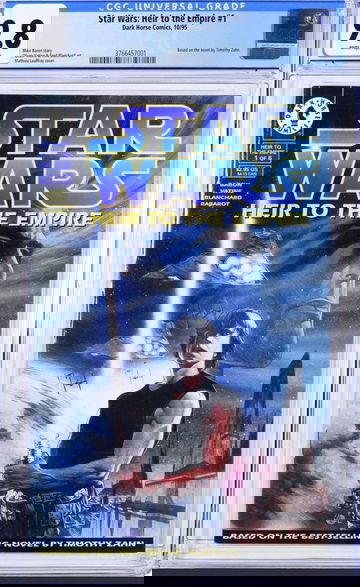 Star Wars:  Heir To the Empire #1 CGC 9.8 White Pages. 1st Thrawn, Mara Jade