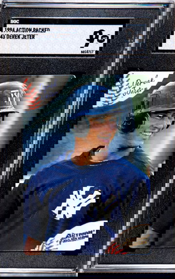 Derek Jeter 1994 Action Packed #43 SGC 9