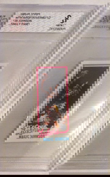 1980-81 Topps Magic Johnson Single Panel RC Rookie