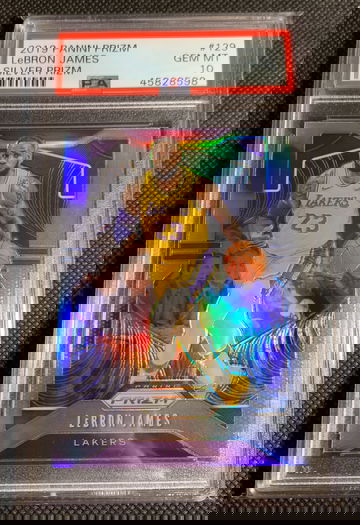 2019 Prizm LeBron James Silver PSA 10