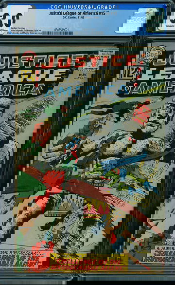 JUSTICE LEAGUE OF AMERICA #15, CGC 3.0 GVG