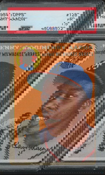 1954 Topps Hank Aaron RC PSA 1.5