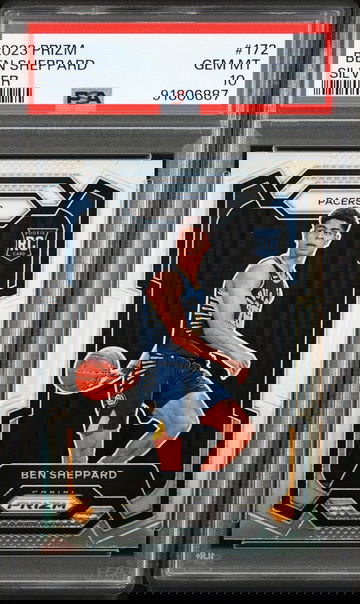 2023 PRIZM BEN SHEPPARD SILVER Rookie Card RC SP #172 PSA 10