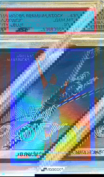 POP 37 PSA 10 Luka Doncic 2019 Panini NBA CITY Blue Prizm SSP Premium Holo RARE!