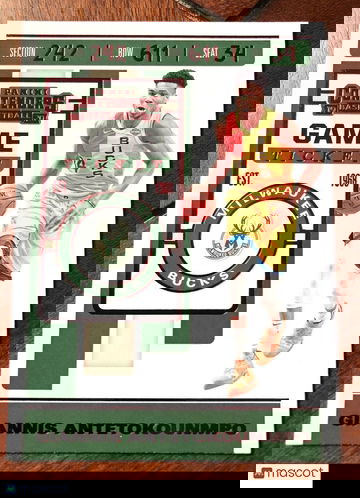 Giannis Antetokounmpo 2019 Contenders “Game Ticket” Red Foil #33 FREE S&H