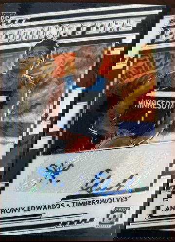 2020-21 Donruss Optic Dominators Signatures /99 Anthony Edwards Rookie Auto RC