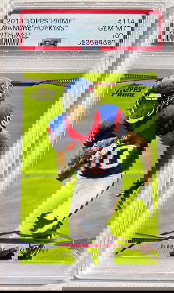 2013 Topps Prime DeAndre Hopkins w/ Ball PSA 10 GEM MINT