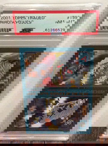 2001 Topps Traded Ichiro Pujols PSA 8 RC 