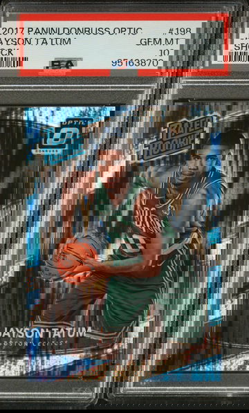 2017 Panini Donruss Optic #198 Jayson Tatum Shock PSA 10 RC