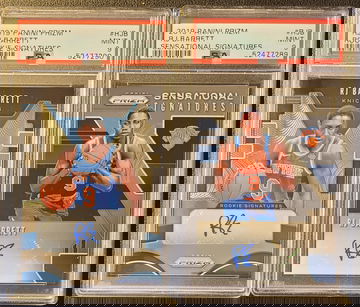 (lot of 2) 2019 Panini Prizm RJ Barrett Auto PSA 9