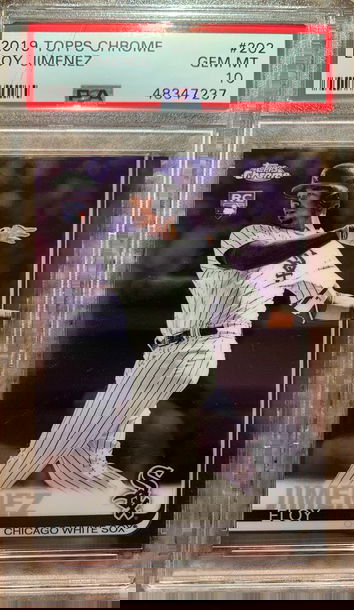 2019 Topps Chrome Eloy Jimenez PSA 10 GEM MINT #202