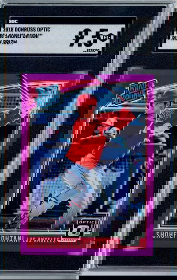 Shohei Ohtani Rated Rookie Pink Prizm Batting