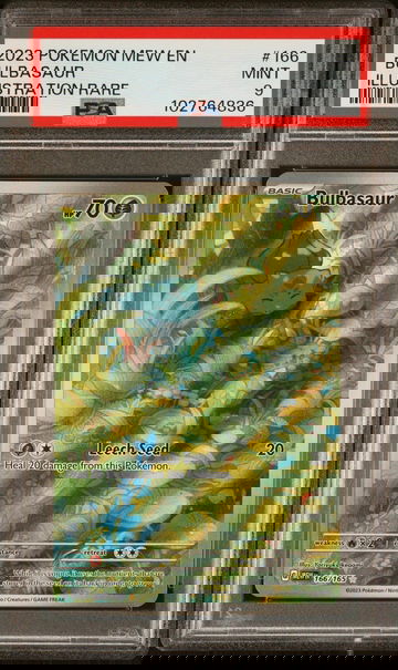 2023 Pokemon Mew Illustration Rare Bulbasaur #166 PSA 9