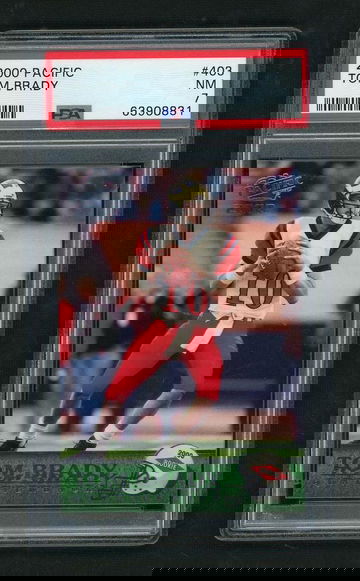 2000 Pacific Tom Brady #403 PSA 7