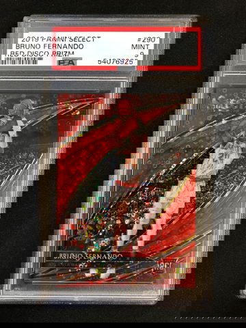 2019 Select - Bruno Fernando - Rookie Courtside Level Red Disco Prizm /49 PSA 9