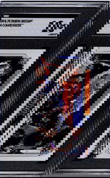 2024 Panini Instant WNBA Caitlin Clark Angel Reese RC #164 /6,714 SGC 10 Rookie