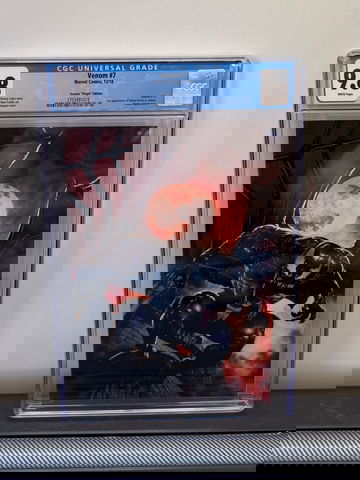 Venom #7 CGC 9.8 Mico Suayan Unknown Virgin Cover Variant 1st App Dylan Brock