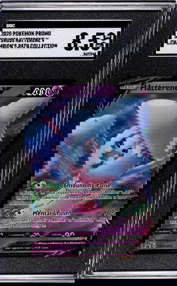 2020 Promo #SWSH055 Hatterene V Champion's Path Collection SGC 8.5