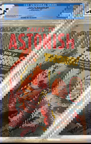 Tales to Astonish #16 (1961) CGC 3.5 -- Thorr story; Jack Kirby & Steve Ditko