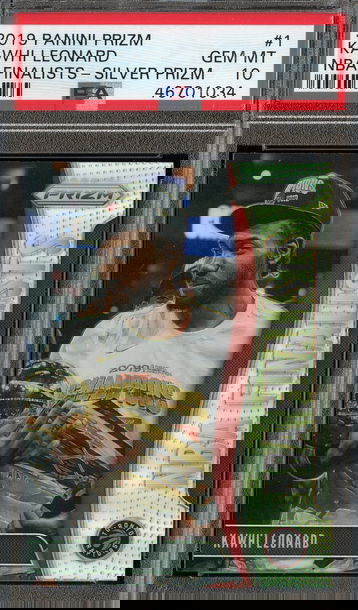 2019 Prizm Finalists Silver #1 Kawhi Leonard PSA 10 Gem Mint