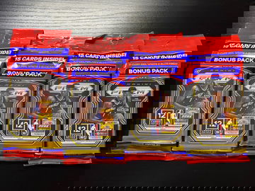 2020-21 Panini Prizm Basketball Cello Packs x4