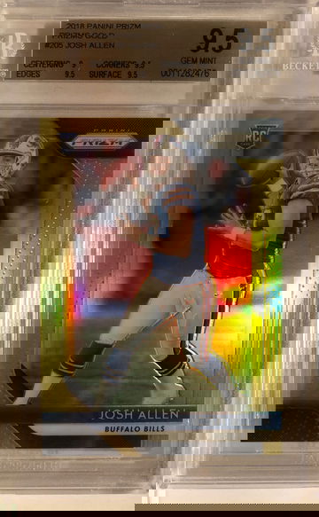 2018 Prizm Josh Allen Gold 