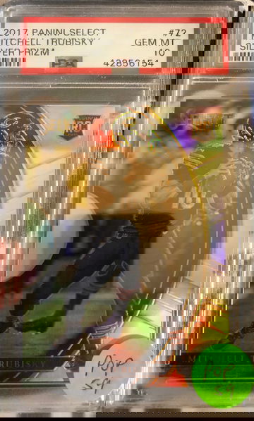 2017 Mitchell trubisky Silver PSA 10