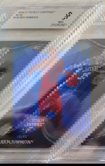 Ben Simmons 2016 Certified Blue /99 BGS 9