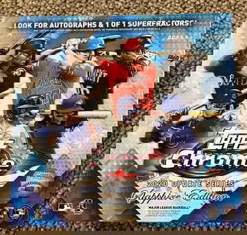 2020 Topps Chrome Update Series Sapphire Edition Box Sealed Qty 1 Baseball