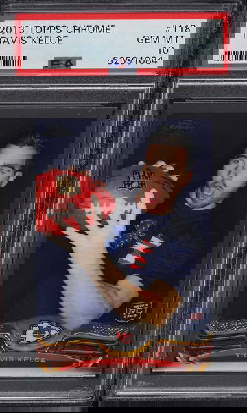 2013 Topps Chrome #118 Travis Kelce RC Rookie PSA 10 Gem Mint