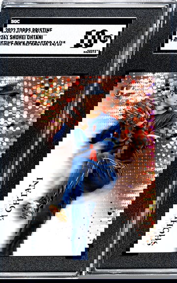 2022 Topps Pristine Shohei Ohtani Pink Refractor 14/15 ... SGC 10