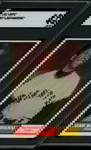 1961 Topps Juan Marichal SGC VG-EX 4