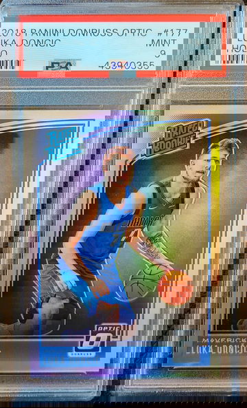 Luka Doncic 2018 Panini Donruss Optic Holo PSA 9 #177 MINT Rookie Card RC