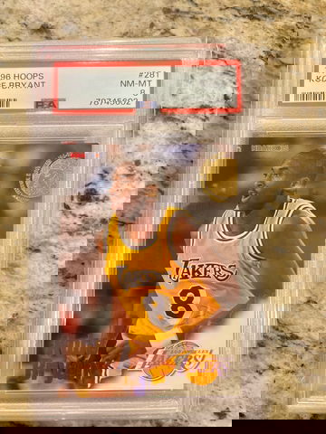 1996-97 Hoops Kobe Bryant RC PSA 8