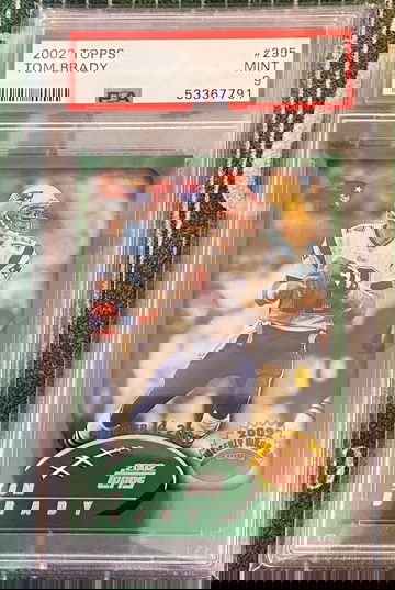 2002 Topps Tom Brady PSA 9 MINT