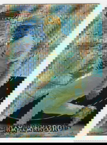 1997 BOWMAN'S BEST ATOMIC REFRACTOR RAY LANKFORD # 24 HOF