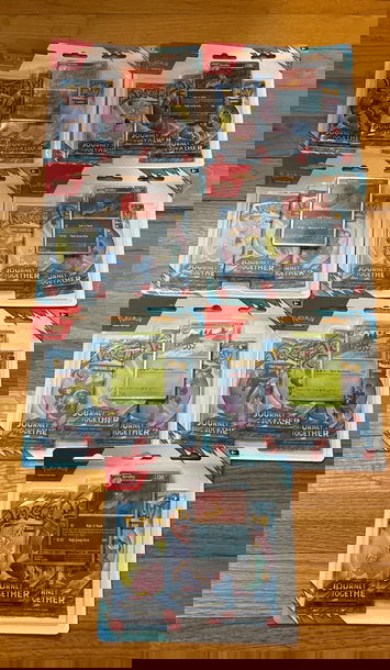 Pokémon journey together 3 pack blister lot of 7