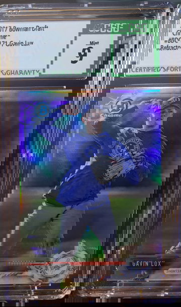 2017 Bowman Draft Chrome Refractor Gavin Lux #BDC-171 CSG Mint 9 Dodgers