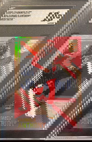 2020-21 Panini Elite Carmelo Anthony Gold 10/10 