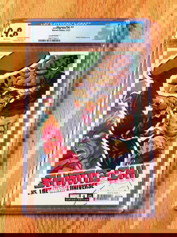 SHANG-CHI #4 VARIANT EDITION CGC 9.8 NM/M WP 2021 1:50 incentive 1st Jiang Li