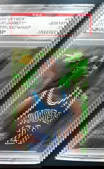 Kevin Garnett 1995-96 Skybox Lottery Exchange Rookie RC PSA 10 (Shipping from Australia)