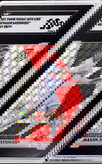 2021 Panini Mosaic Euro Mosaic Prizm Mason Greenwood #108 SGC 10