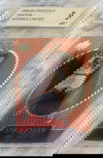 1998-99 upper deck ovation Vince carter #75