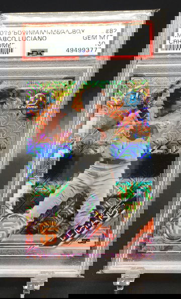 2019 Bowman Mega Box Marco Luciano Chrome PSA 10 Gem-Mint