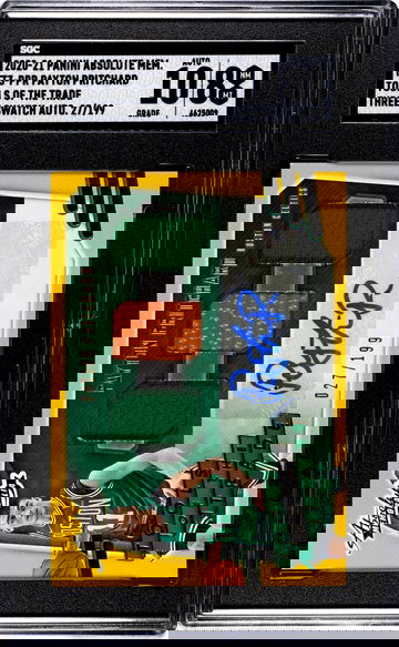 2020-21 Panini Absolute Memorabilia Tools of the Trade RC Payton Pritchard #TT3-PPR 3 Swatch Autograph 27/199 SGC 10 8