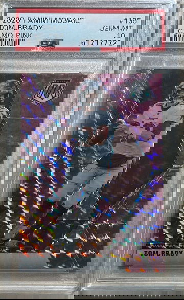 2020 Panini Mosaic Tom Brady Pink Camo Prizm #135 PSA 10 GEM MINT